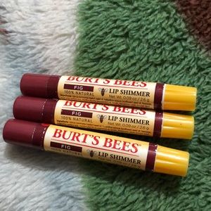3 Fig  lip shimmers Burts Bees 🐝